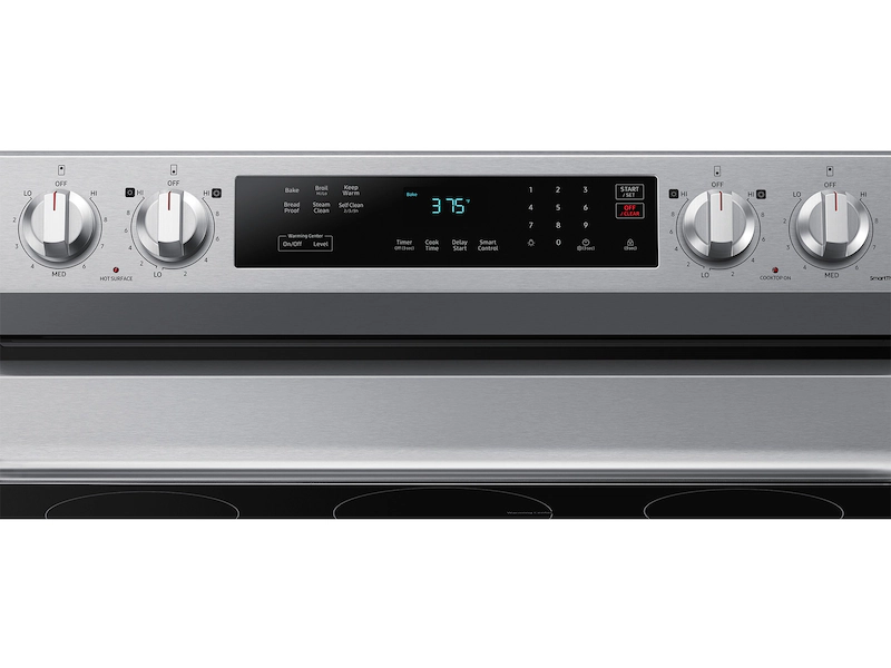 Samsung 6.3 Cu. Ft. Smart Freestanding Electric Range NE63A6311SS - Image 2