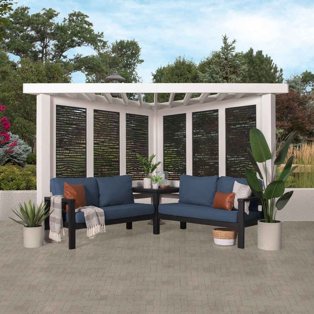 Backyard Discovery Ridgedale Modern Steel Cabana Pergola