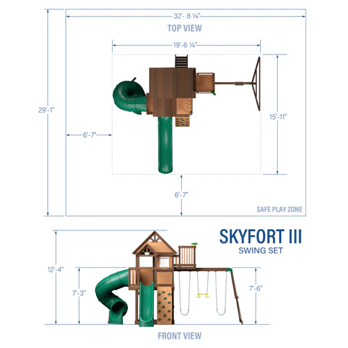 Backyard Discovery Skyfort III Swing Set - Image 6
