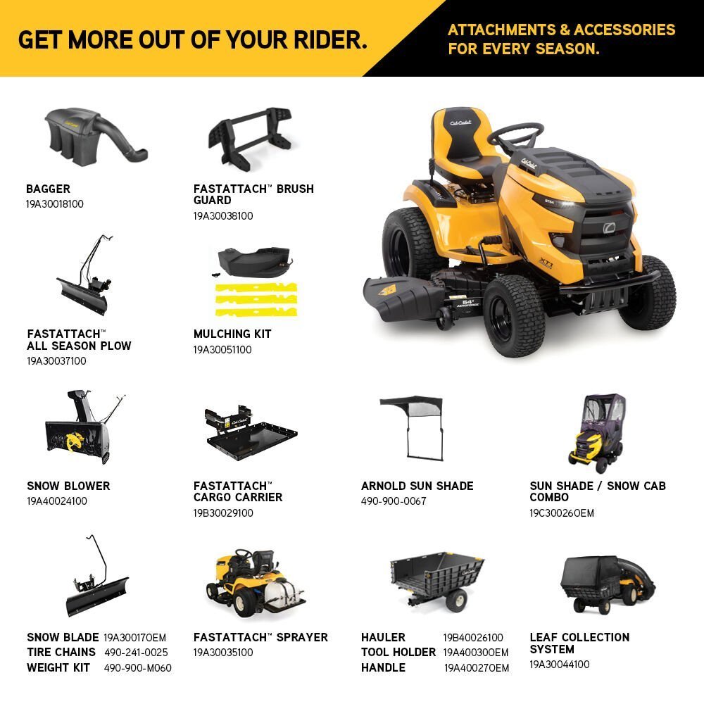 Cub Cadet XT1 GT54 Riding Lawn Mower - Image 12