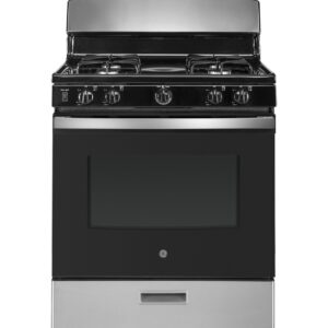 GE 30″ Free-Standing Gas Range JGBS30RETSS
