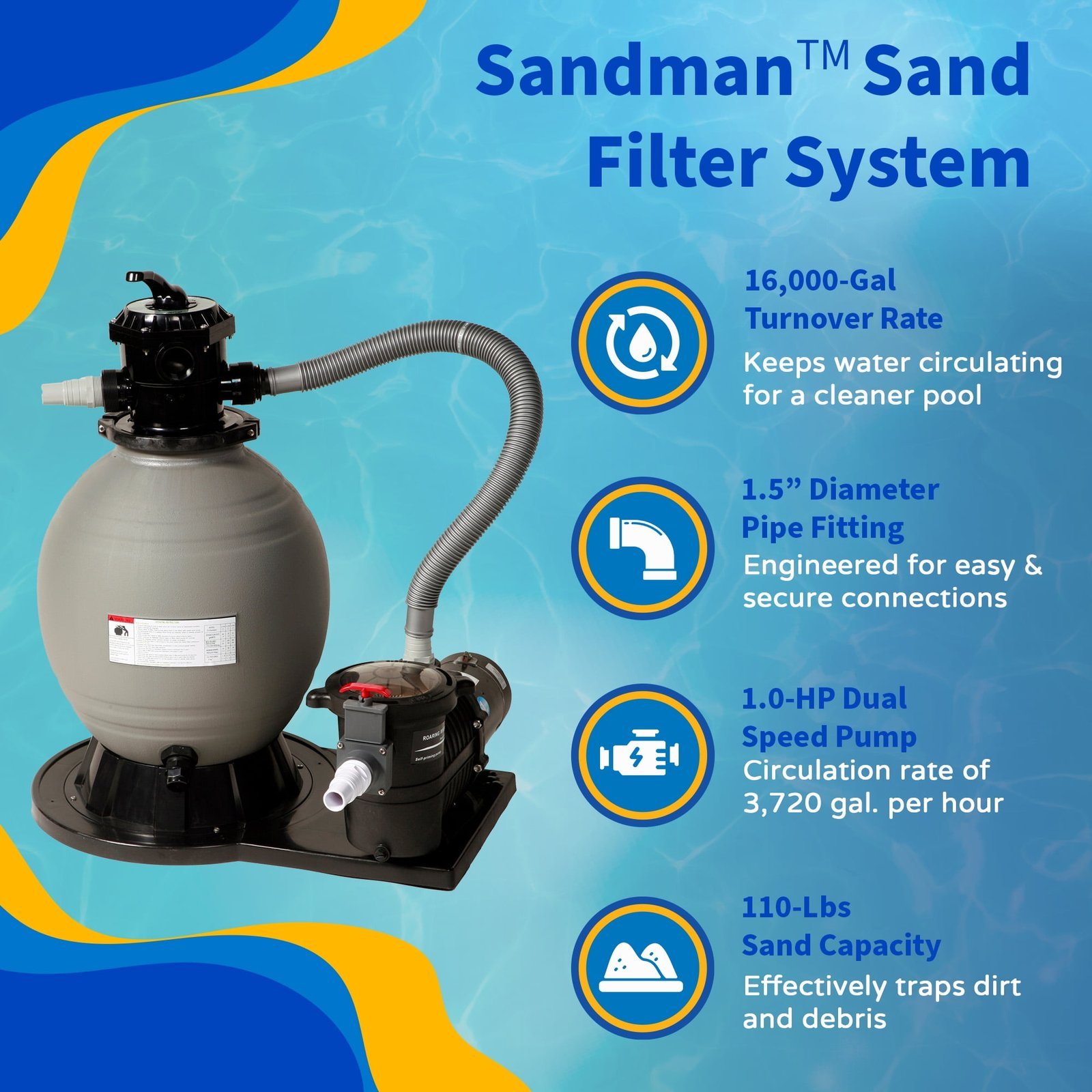 Belize 12-ft x 24-ft Oval 52-in Deep 6-in Top Rail Metal Wall Swimming Pool Package - Image 2