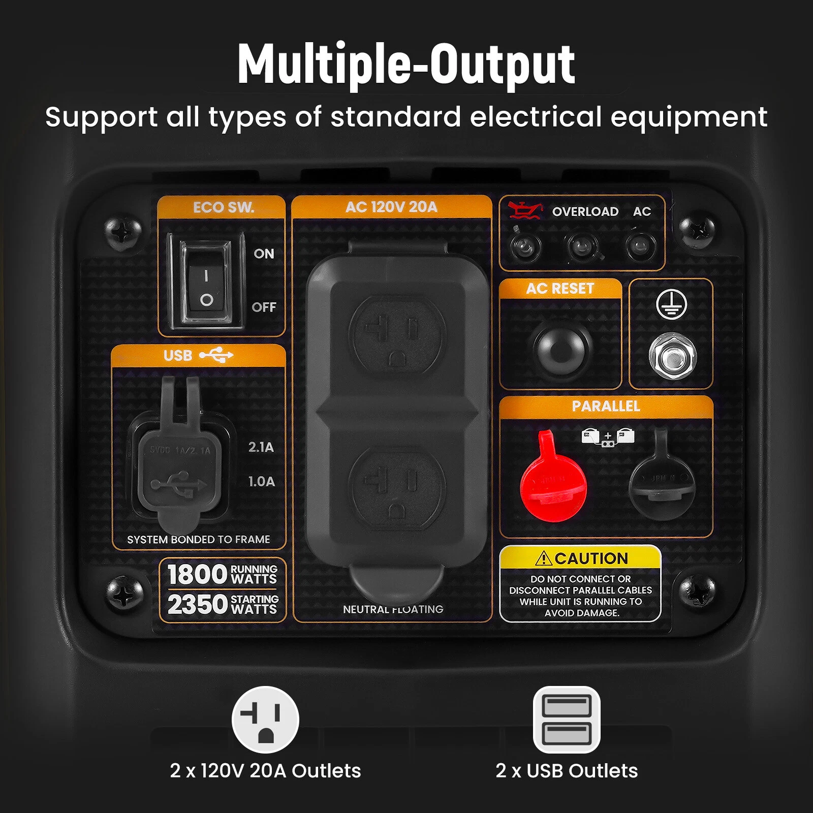 Inverter Generator Portable 2300W 2850W 3500W 4000W 5500W maXpeedingrods - Image 3