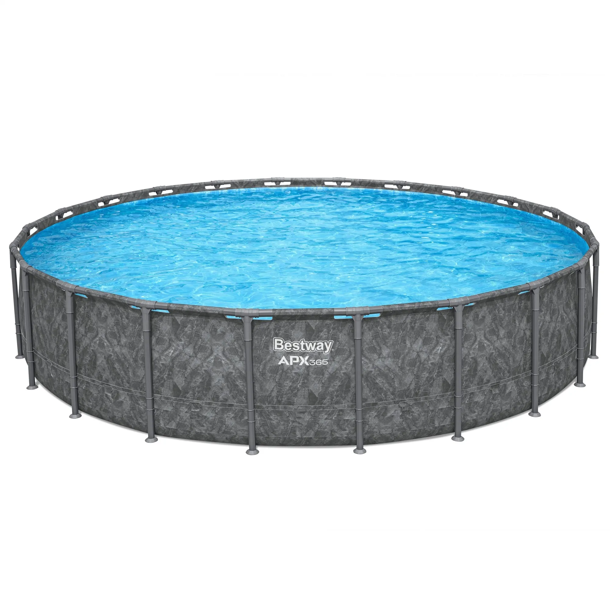Bestway APX 365 22’x52″ Round Above Ground Swimming Pool Set with Pump and Ladder - Image 5